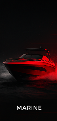 Marine window film on a boat