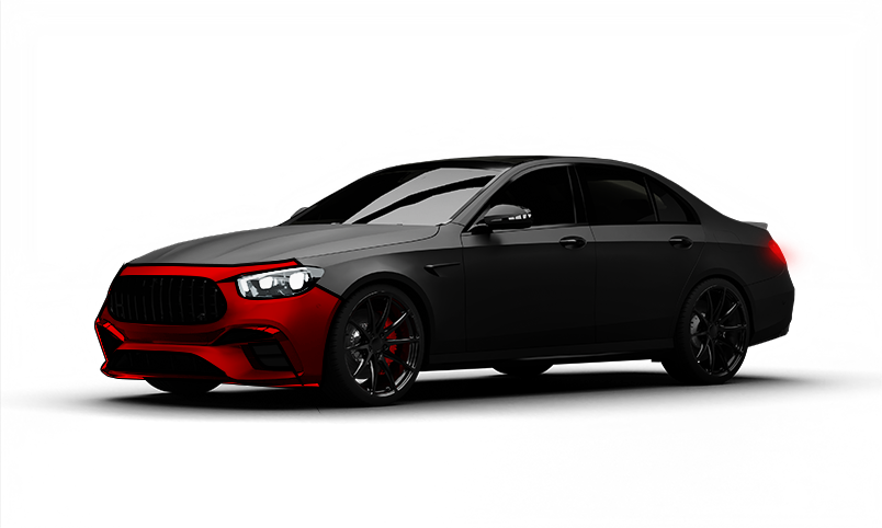 Vehicle with HITEK Paint Protection Film applied