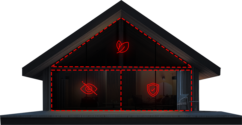 Home with HITEK residential window film