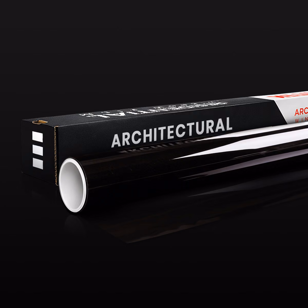 HITEK Ceramic DR film roll with HITEK architectural packaging