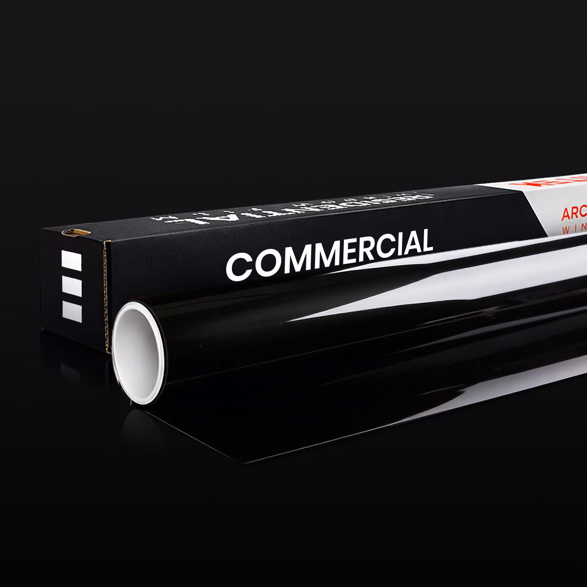 HITEK Carbon DR film roll with HITEK architectural packaging