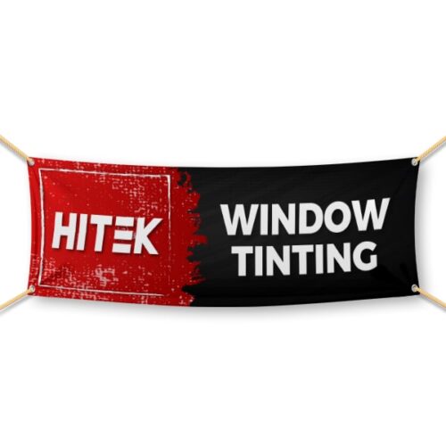 Square Fire Window Tinting Banner