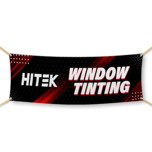 Streak hitek banner window tinting business