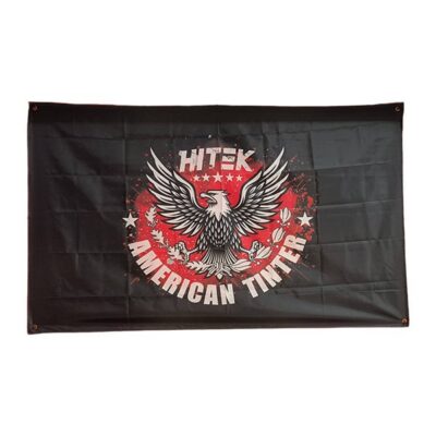 american tinter window tint marketing swag flag badge