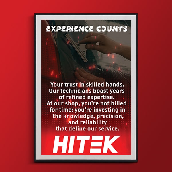 experience counts poster