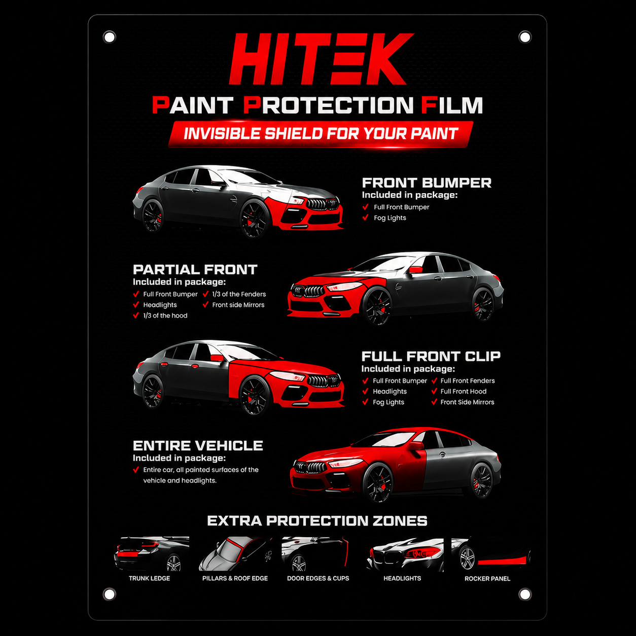 HITEK Showroom Display Boards